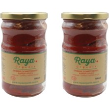 Raya Organik Organik Domates Biber Karışık Salça 2'li Paket (650 G x 2)