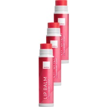 Avon Color Trend Dudak Balmı Kuru Dudaklar İçin Nemlendirici Üçlü Set SPF 15 Strawberry