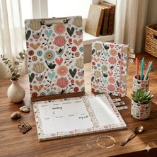 Adalinhome Atakids Lizy Sekreterlik Dosyası, Defter ve Haftalık Planlayıcı / Not & Plan Seti