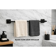 Onno Black Icon Uzun Havluluk