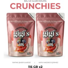 Gigis Food Bal Glazeli Açai Tozlu Badem ve Yaban Mersinli Atıştırmalık - Kuruyemiş ve Kuru Meyveli 2'li Paket