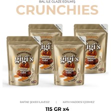 Gigis Food Bal Glazeli Yer Fıstığı, Hurma ve Muz Kurulu Atıştırmalık - Kuruyemiş ve Kuru Meyveli 4'lü Paket