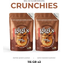 Gigis Food Bal Glazeli Rhodiola Tozlu Ceviz ve Elma Kurulu Atıştırmalık - Kuruyemiş ve Kuru Meyveli 2'li Paket