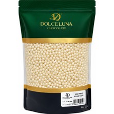 Dolce Luna Chocolate Dolceluna Beyaz Fil Dişi Pirinç Patlağı Pasta Süsü 1 kg