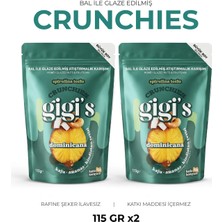 Gigis Food Bal Glazeli Spirulina Tozu Kaju, Ananas ve Hindistan Cevizli Atıştırmalık - Kuruyemiş ve Kuru Meyveli 2'li Paket