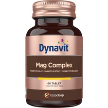 Storemax NO35 Dynavit Mag Complex 200MG Magnezyum Kompleks 3lü Form (Malat-Sitrat-Bisglisinat) 60 Tab–kas & Kemik & Enerji