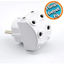 Kl Home 5 Girişili Elektrik Prizi -Çoklu Grup Priz Çoğaltıcı Fiş Çoğaltıcı