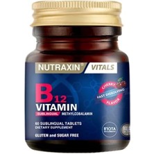 Storemax NO35 Nutraxin B12 Vitamin 1000 Mcg 60 Tablet Takviye Edici Gıda