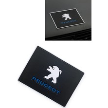 Tusba Market Peugeot Logolu Torpido Üstü Kaydırmaz Ped | Şık ve Fonksiyonel Araç İçi Aksesuar