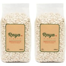 Raya Organik Organik Dermason Kuru Fasulye 1 kg x 2 Adet Paket