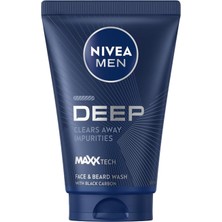 Storemax NO35 Nıvea Men Erkek Yüz ve Sakal Temizleme Jeli Deep Dimension 100 Ml,nemlendirici,yağ Arındırıcı,aktif Karbon,gün Boyu Ferahlık