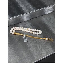 Orjinal Inci Tesbih 22K Altın Kaplama Ayyıldızlı Püskül Tasarımlı