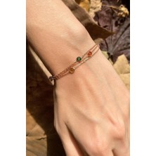 Spossy Silver Jewelry 3 Sıralı Taşlı Bileklik