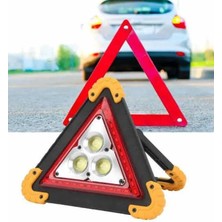 Solar Şarjlı Çok Fonksiyonlu Reflektör Işıklı Ikaz Lambası Acil Durum Reflektörü Acil Duru