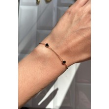 Spossy Silver Jewelry Zarif Taşlı Bileklik