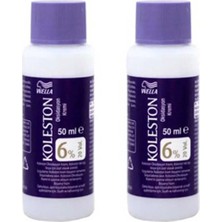 Wella Koleston Koleston Peroksit 6% Sıvı Oksidasyon Kremi 50 ML X2 Adet