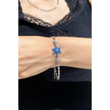 Spossy Silver Jewelry Çiçek Tasarım Bileklik