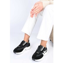 Bestello Bağcıklı Termo Taban Hakiki Deri Sneaker 338-7102 Kadın Ayakkabı