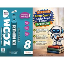 Günay Yayınları 8. Sınıf Fen Bilimleri Zoom Soru Bankası + 199 Tl Seviye Tespit ve Kitap Öneri Asistanı Hediye (Yeni Baskı)