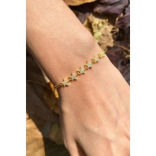 Spossy Silver Jewelry 6 Yıldızlı Bileklik