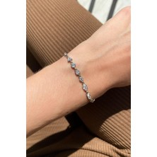 Spossy Silver Jewelry Geometrik Tasarım Bileklik