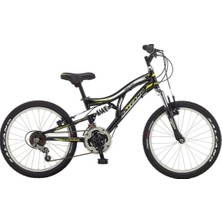 Salcano Hector 20 Jant Erkek Çocuk Bisikleti Siyah-Yeşil/beyaz