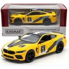 Kinsmart Bmw M8 Competition Coupe 1:38 Die-Cast Metal Model Araba Sarı