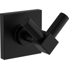 Vitra Root A4480136 Ikili Askı, Mat Siyah