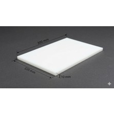 Sezen Metal Plastik 220X300X10 mm Delrin / Pom / Levha / Plaka (Plastik)