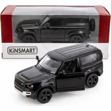 Kinsmart Land Rover Defender 90 Die Cast Model Araba 1:36 Lisanslı Siyah