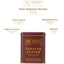 Naturca Anatolia Naturca Türk Kahvesi 100 gr Teneke Kutu