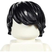 LEGO Minifigür Parçaları: Saç - Hair: Minifigürler Için Dalgalı Kısa Erkek Saçı