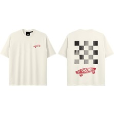 Vans Full Deck Ss Tshirt Erkek Beyaz T-Shirt - VN000T6V