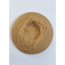 Görünmez Sarı Saç Topuz Filesi 24 Adet 20 cm