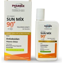 Pharmix Sun Mix SPF90+ Güneş Lekeleri Ultra Koruma Antioksidan Krem 50 ml