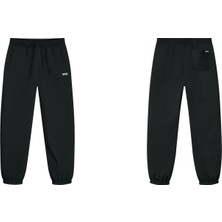 ShopINN Left Chest Sweatpant Erkek Siyah Eşofman Altı - VN000W15