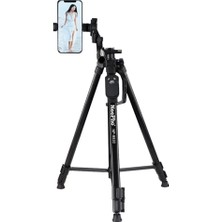 Storemax NO35 Coverzone Tripod Bluetooth Kumandalı Şarjlı Kalın Sağlam Aliminyum Kalın Gövdeli Profesyonel Telefon Tutucu Çantalı 150 cm Tripod Neepho F8830