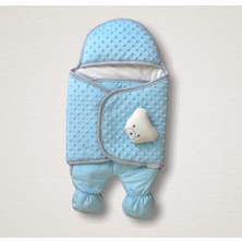 Akıllı Durak Yenidoğan Oyuncaklı Topçikli Kız Erkek Bebek Ayaklı Kundak Bebek Battaniyesi