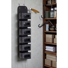 ALAS 6 Katlı Askılı Organizer Kapı Arkası Düzenleyici Raf