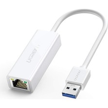 Storemax NO35 Ugreen USB 3.0 To RJ45 Gigabit Ethernet Dönüştürücü Adaptör Beyaz