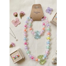 Kokoş Çocuk Kolye Bileklik takım