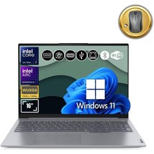 Lenovo Thinkbook 21MS008RTR ATL110 ULTRA7-155H 8gb Ram 256GB SSD Arc Graphics 16" W11PRO Notebook+Mouse