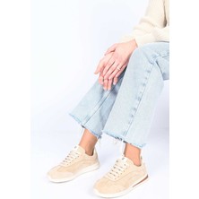 Bestello Bağcıklı Eva Taban Hakiki Deri Sneaker 338-7110 Kadın Ayakkabı