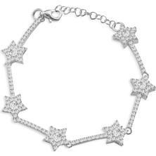 Spossy Silver Jewelry Yıldız Suyolu Bileklik