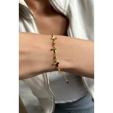 Spossy Silver Jewelry Kelebek Bileklik