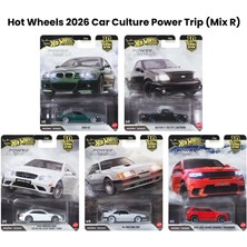 Hot Wheels 1/64 Ölçekli Metal Diecast Model Araba Seti 5'li Premium Car Culture Power Trip