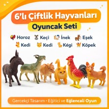 Toyska Çiftlik Hayvanları Oyuncak Seti 6’lı