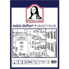 Südor Monalisa Eskiz Defteri A4 120 G 50 Yaprak 210x297 mm Renkli Kapaklı Tasarım