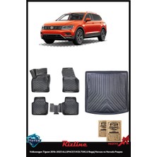 Rizline Volkswagen Tiguan 2016-2023 Allspace 5 Koltuklu Bagaj Havuzu ve Havuzlu Paspas