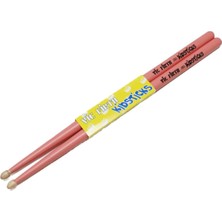Storemax NO35 Vic Firth Baget (Çift) Kıdstıck Pembe, Hıckory, 0.520"X13" ,